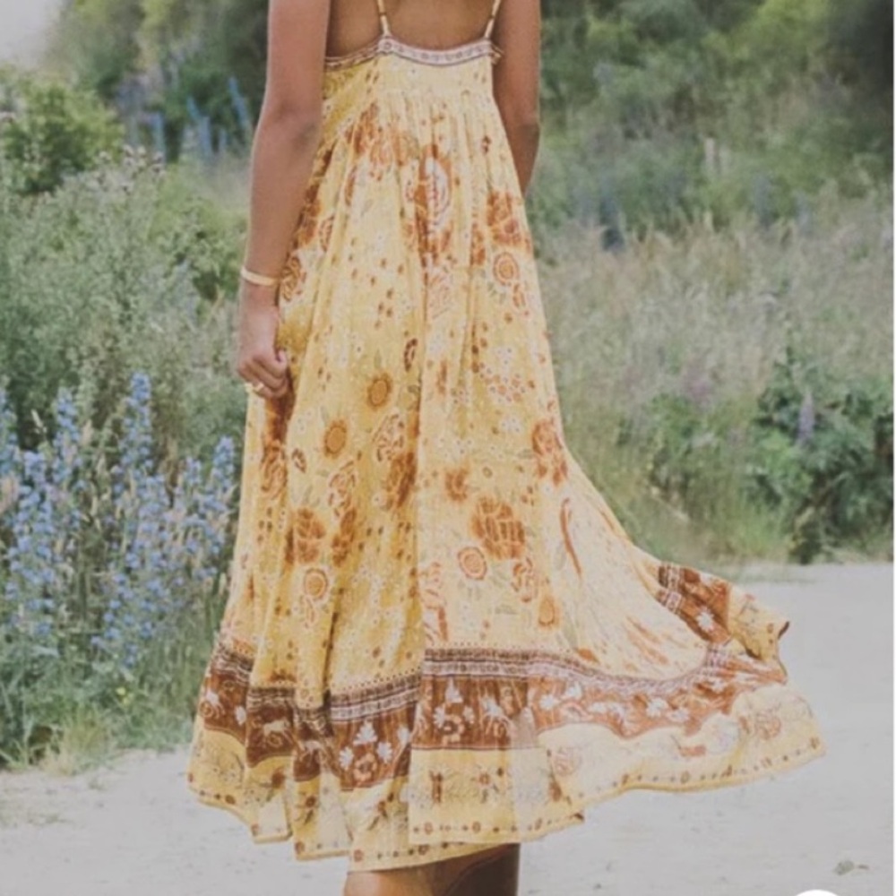 RARE SPELL Mystic Sunflower dress - Picture 12 of 16